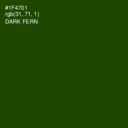 #1F4701 - Dark Fern Color Image