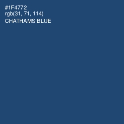 #1F4772 - Chathams Blue Color Image