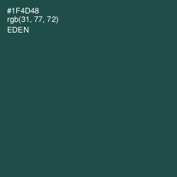 #1F4D48 - Eden Color Image