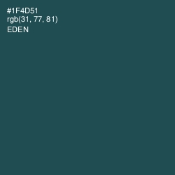 #1F4D51 - Eden Color Image