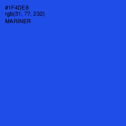 #1F4DE8 - Mariner Color Image