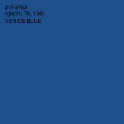 #1F4F8A - Venice Blue Color Image
