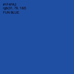 #1F4FA2 - Fun Blue Color Image