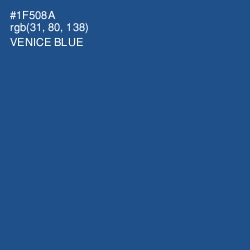 #1F508A - Venice Blue Color Image