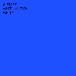 #1F50FF - Blue Ribbon Color Image