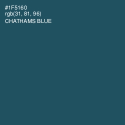 #1F5160 - Chathams Blue Color Image