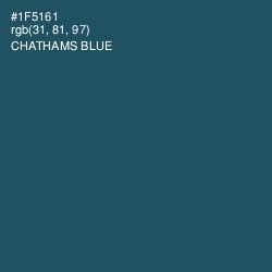 #1F5161 - Chathams Blue Color Image