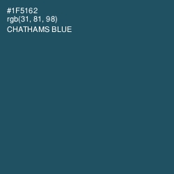 #1F5162 - Chathams Blue Color Image