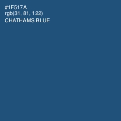 #1F517A - Chathams Blue Color Image