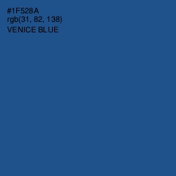 #1F528A - Venice Blue Color Image