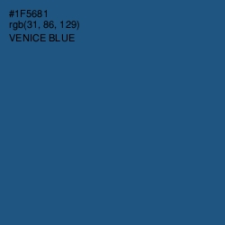 #1F5681 - Venice Blue Color Image