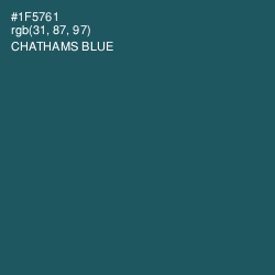 #1F5761 - Chathams Blue Color Image