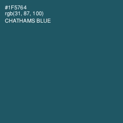 #1F5764 - Chathams Blue Color Image