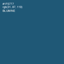 #1F5777 - Blumine Color Image