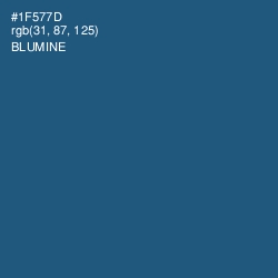 #1F577D - Blumine Color Image