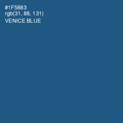 #1F5883 - Venice Blue Color Image