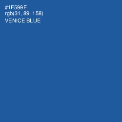 #1F599E - Venice Blue Color Image