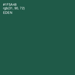 #1F5A48 - Eden Color Image