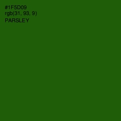 #1F5D09 - Parsley Color Image