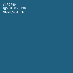 #1F5F80 - Venice Blue Color Image