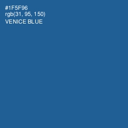 #1F5F96 - Venice Blue Color Image