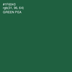 #1F6040 - Green Pea Color Image