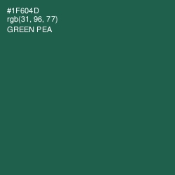 #1F604D - Green Pea Color Image