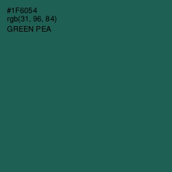 #1F6054 - Green Pea Color Image