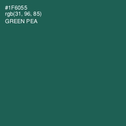 #1F6055 - Green Pea Color Image