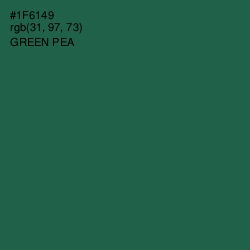 #1F6149 - Green Pea Color Image