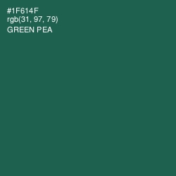 #1F614F - Green Pea Color Image