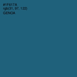 #1F617A - Genoa Color Image