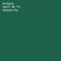 #1F624A - Green Pea Color Image