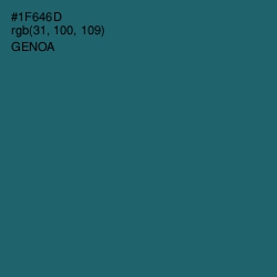 #1F646D - Genoa Color Image