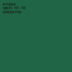 #1F6546 - Green Pea Color Image