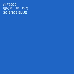 #1F65C5 - Science Blue Color Image