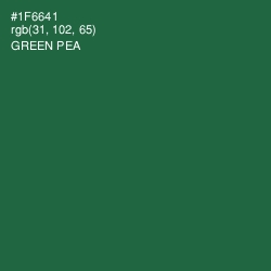 #1F6641 - Green Pea Color Image