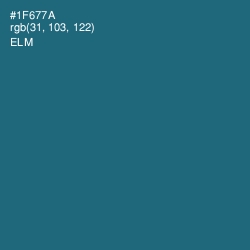 #1F677A - Elm Color Image