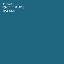 #1F6781 - Matisse Color Image