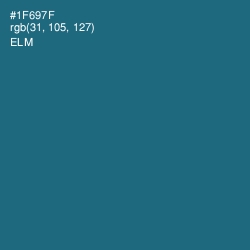 #1F697F - Elm Color Image