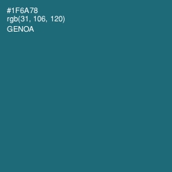 #1F6A78 - Genoa Color Image