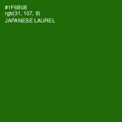 #1F6B08 - Japanese Laurel Color Image