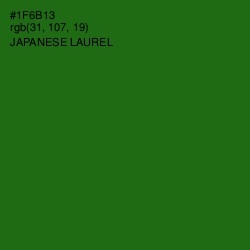 #1F6B13 - Japanese Laurel Color Image