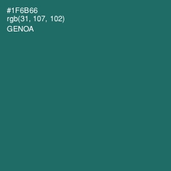 #1F6B66 - Genoa Color Image