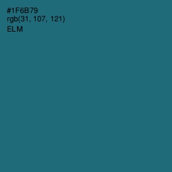 #1F6B79 - Elm Color Image