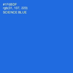 #1F6BDF - Science Blue Color Image