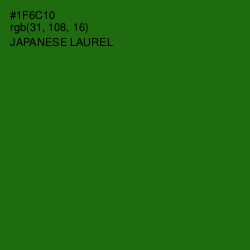 #1F6C10 - Japanese Laurel Color Image