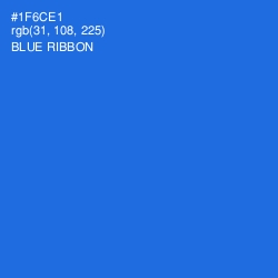 #1F6CE1 - Blue Ribbon Color Image