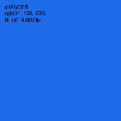 #1F6CEB - Blue Ribbon Color Image