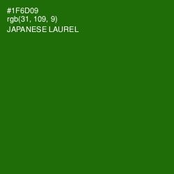 #1F6D09 - Japanese Laurel Color Image